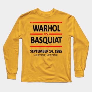 Warhol vs Basquiat Long Sleeve T-Shirt